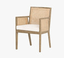 LISBON CANE DINING ARM CHAIR