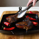 LODGE BLACKLOCK TRIPLED SEASONED CAST IRON SQUARE GRILL PAN