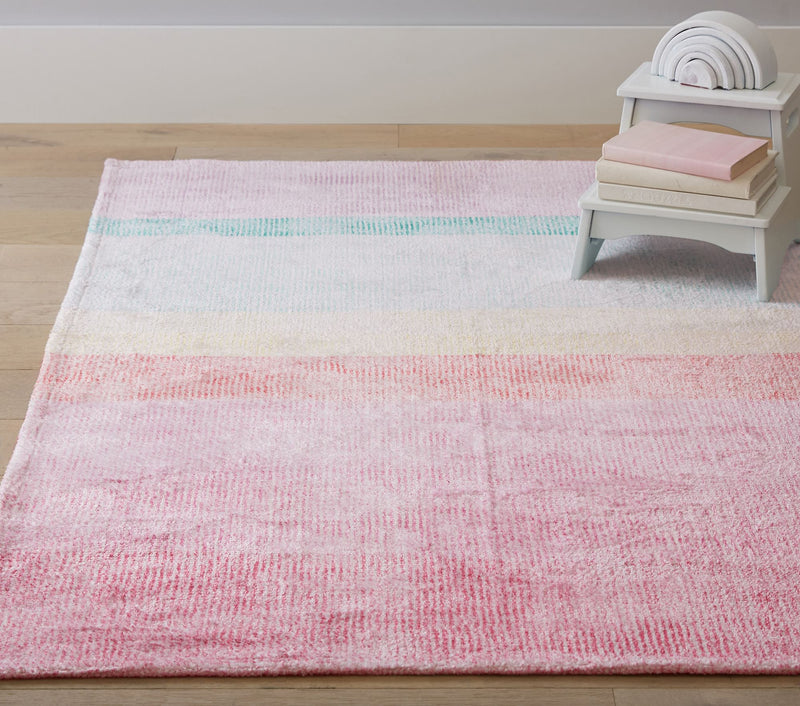 RAINBOW OMBRE RUG  (MACHINE WASHABLE)