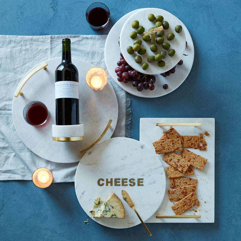 MARBLE & BRASS CHARCUTERIE BOARD