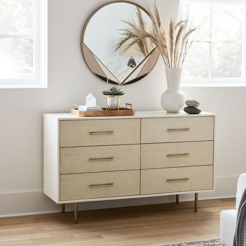 BALI 6-DRAWER DRESSER