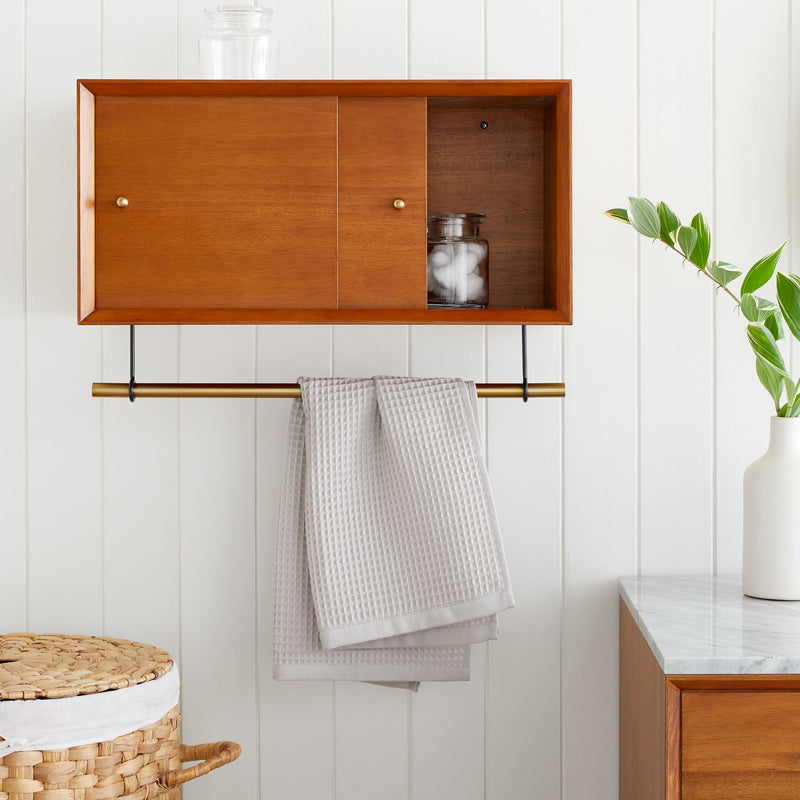 TWO SIDED BATHROOM CABINET