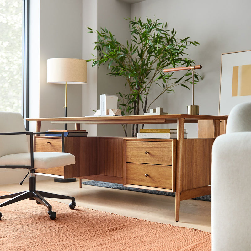 MID-CENTURY EXECUTIVE DESK