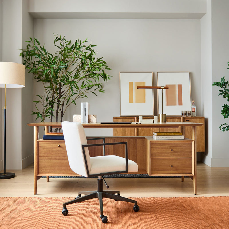 MID-CENTURY EXECUTIVE DESK