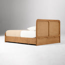 MILES WOOD & UPHOLSTERED SIDE STORAGE BED