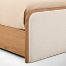 MILES WOOD & UPHOLSTERED SIDE STORAGE BED