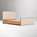 MILES WOOD & UPHOLSTERED SIDE STORAGE BED