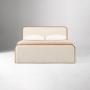 MILES WOOD & UPHOLSTERED SIDE STORAGE BED