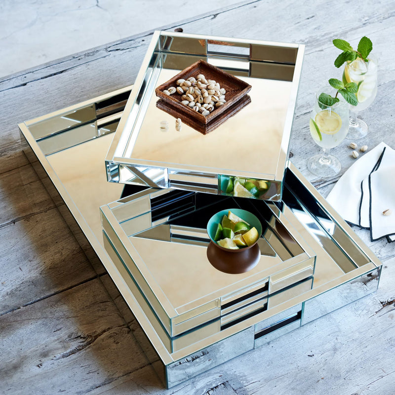 MIRROR SERVING TRAYS