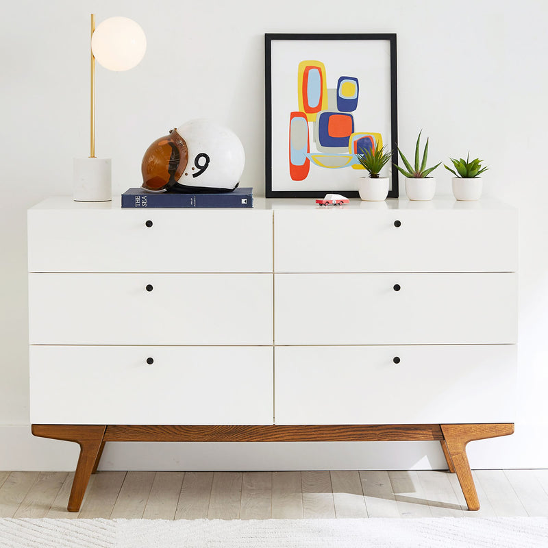 MODERN 6 DRAWER KIDS DRESSER