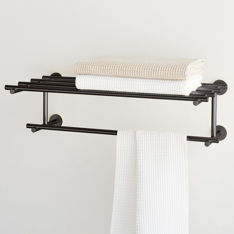 OVERHANG BATHROOM RAIL SHELF