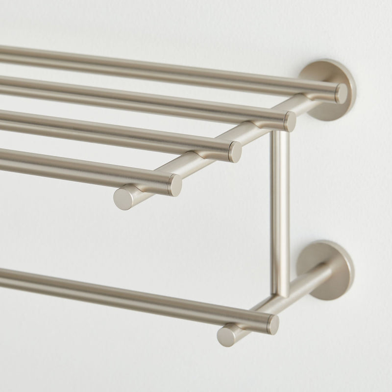 OVERHANG BATHROOM RAIL SHELF