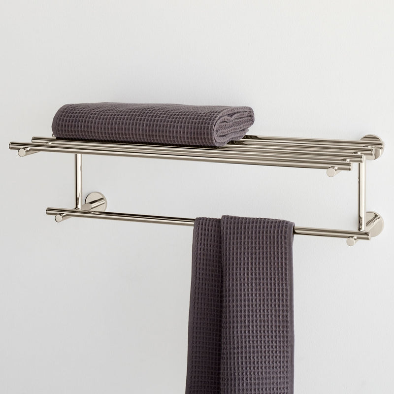 OVERHANG BATHROOM RAIL SHELF