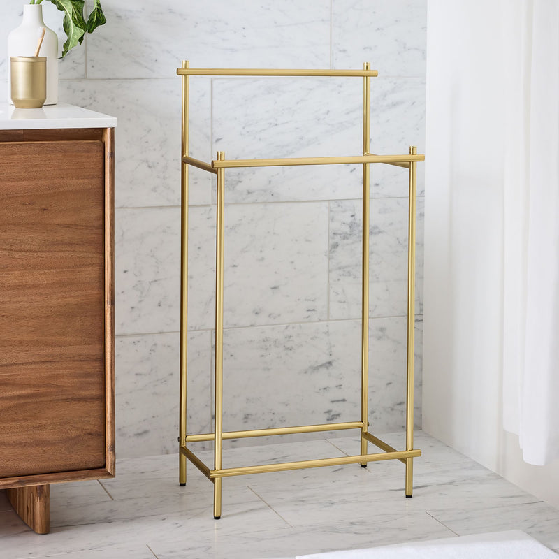 FREESTANDING TOWEL RACK