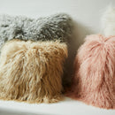 MONGOLIAN LAMB PILLOW COVER