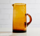 MOROCCAN RECYCLED GLASS PITCHER