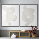 NEUTRAL SWIRL WALL ART