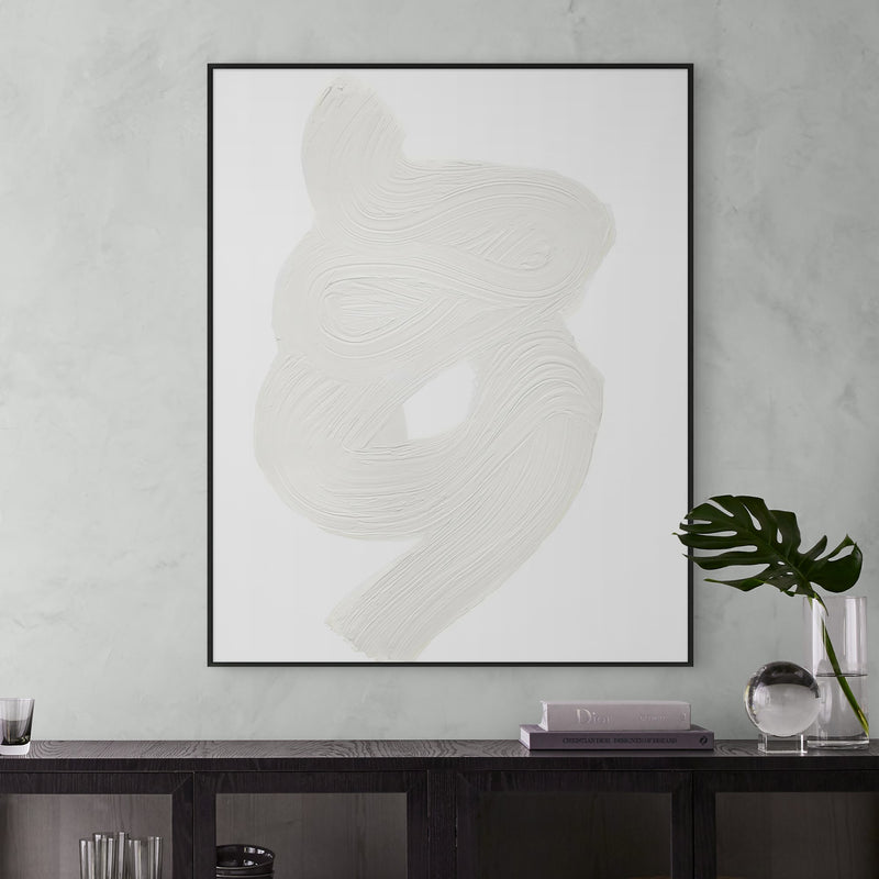 NEUTRAL SWIRL WALL ART