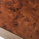 PERSONS BURL COFFEE TABLE