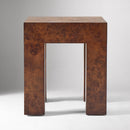 PARSONS BURL SIDE TABLE