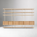 PIERCE NARROW STORAGE SHELF UNIT