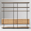 PIERCE NARROW STORAGE SHELF UNIT