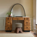 PIERCE & WARD BURL WOOD VANITY