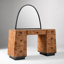 PIERCE & WARD BURL WOOD VANITY