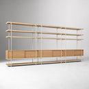 PIERCE WIDE STORAGE SHELF UNIT