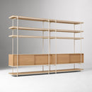 PIERCE WIDE STORAGE SHELF UNIT