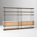 PIERCE WIDE STORAGE SHELF UNIT