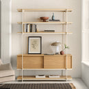 PIERCE WIDE STORAGE SHELF UNIT