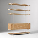 PIERCE WIDE STORAGE SHELF UNIT