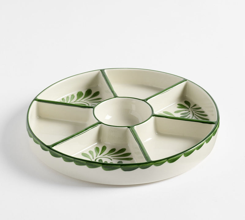 PUEBLA PORCELAIN MULTI-CONDIMENT SERVER