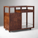 SAIGE BURL BAR CART
