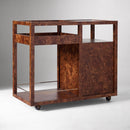 SAIGE BURL BAR CART