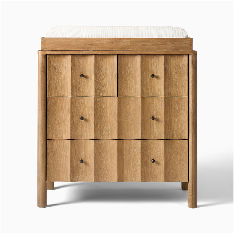 SCALLOPED CHANGING TABLE