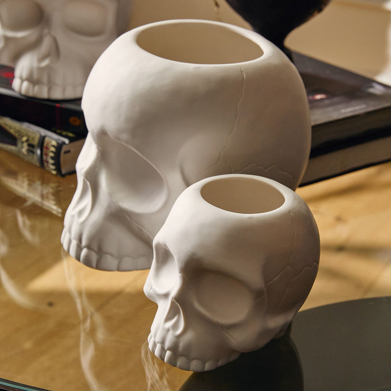 SKULL LUMINAIRES CANDLEHOLDERS