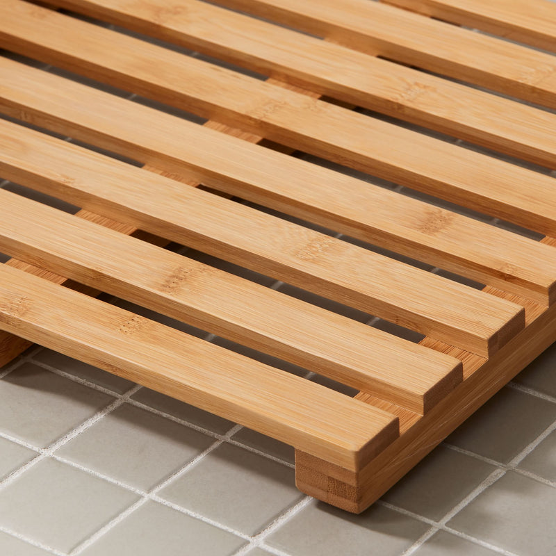 SLATTED BAMBOO BATH MAT