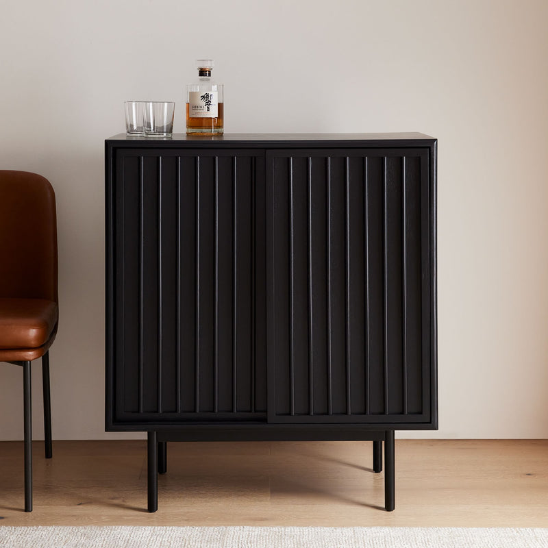 SLATTED BAR CABINET