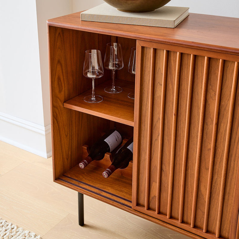 SLATTED BAR CABINET