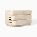 SOLSTICE PAINTED RAFFIA 6-DRAWER DRESSER