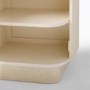 SOLSTICE PAINTED RAFFIA NIGHTSTAND