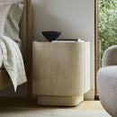 SOLSTICE PAINTED RAFFIA NIGHTSTAND