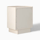 SOLSTICE PAINTED RAFFIA NIGHTSTAND