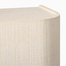 SOLSTICE PAINTED RAFFIA NIGHTSTAND