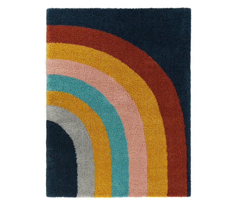 OVER THE RAINBOW ARCH SHAG RUG