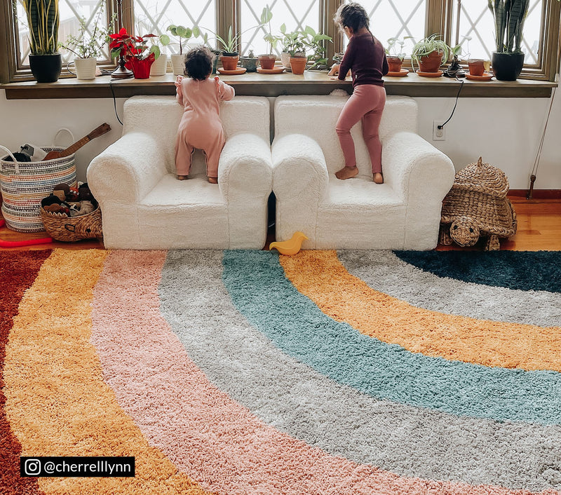 OVER THE RAINBOW ARCH SHAG RUG