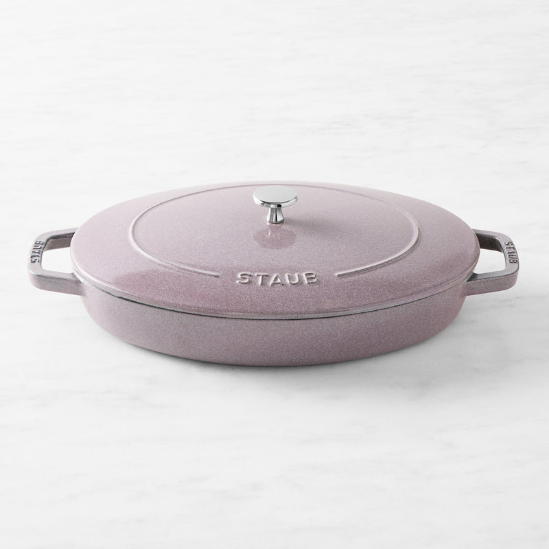 STAUB ENAMELED CAST IRON GRATIN W/ LID