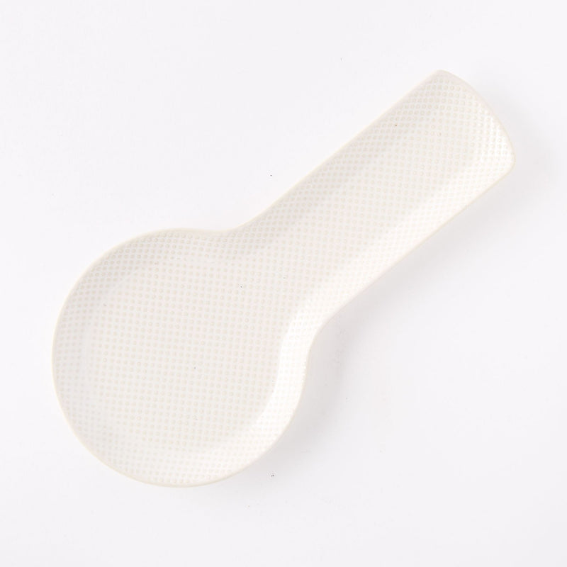 TEXTURED STONEWARE SPOON REST